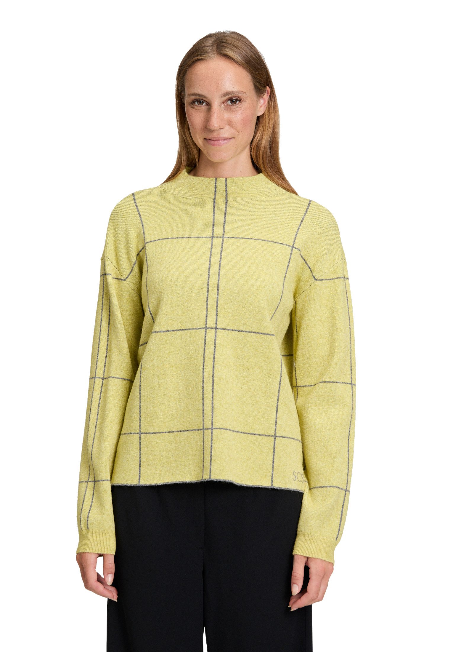 Betty Barclay Strickpullover Damen kariert (1-tlg)