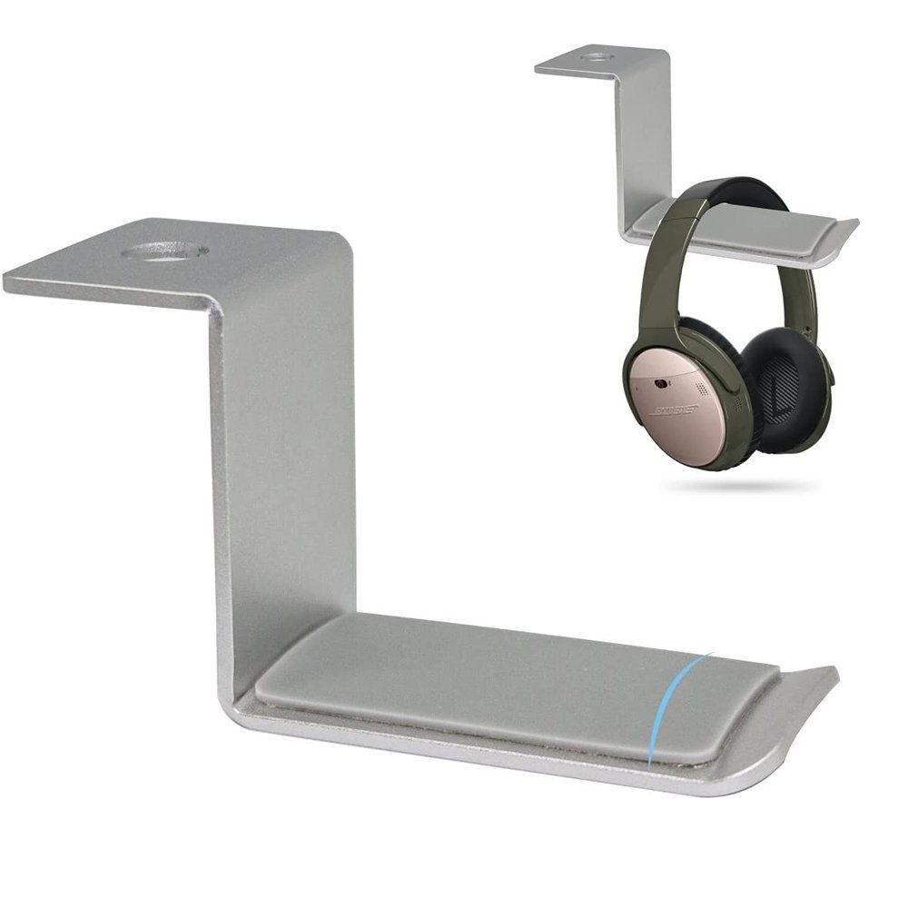 NGUMMS Taschenhalter für Schreibtischmontage, Hakenhalter für  Headset-Kopfhörer - Kopfhörerhalter für die Tischmontage - Platzsparender,  universell