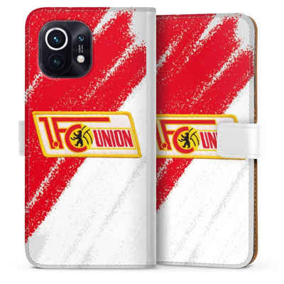 DeinDesign Handyhülle Offizielles Lizenzprodukt 1. FC Union Berlin Logo, Xiaomi Mi 11 Hülle Handy Flip Case Wallet Cover Handytasche Leder