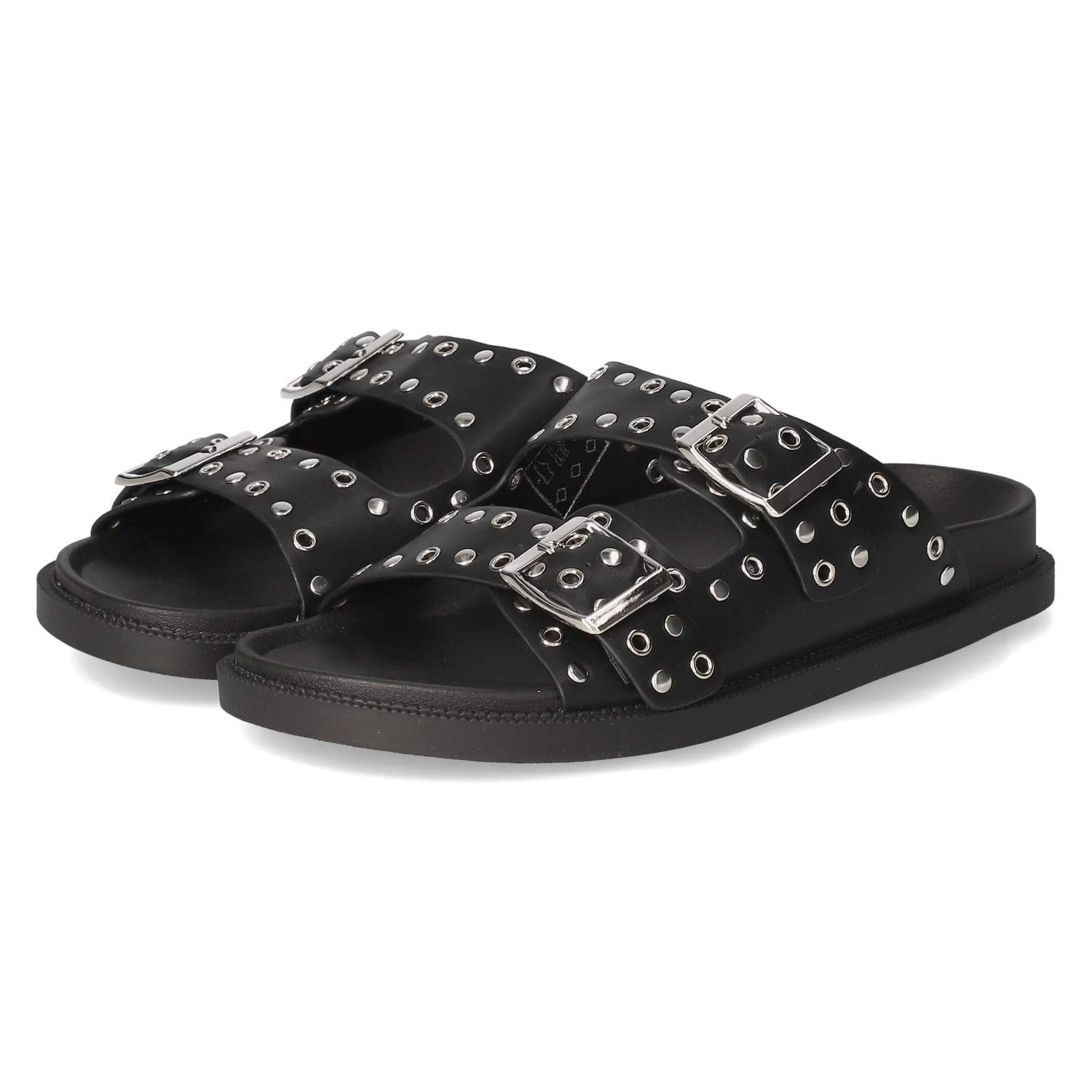 Palado Palado 2WJ0170702-2100 Damen Synthetik schwarz Pantolette günstig online kaufen
