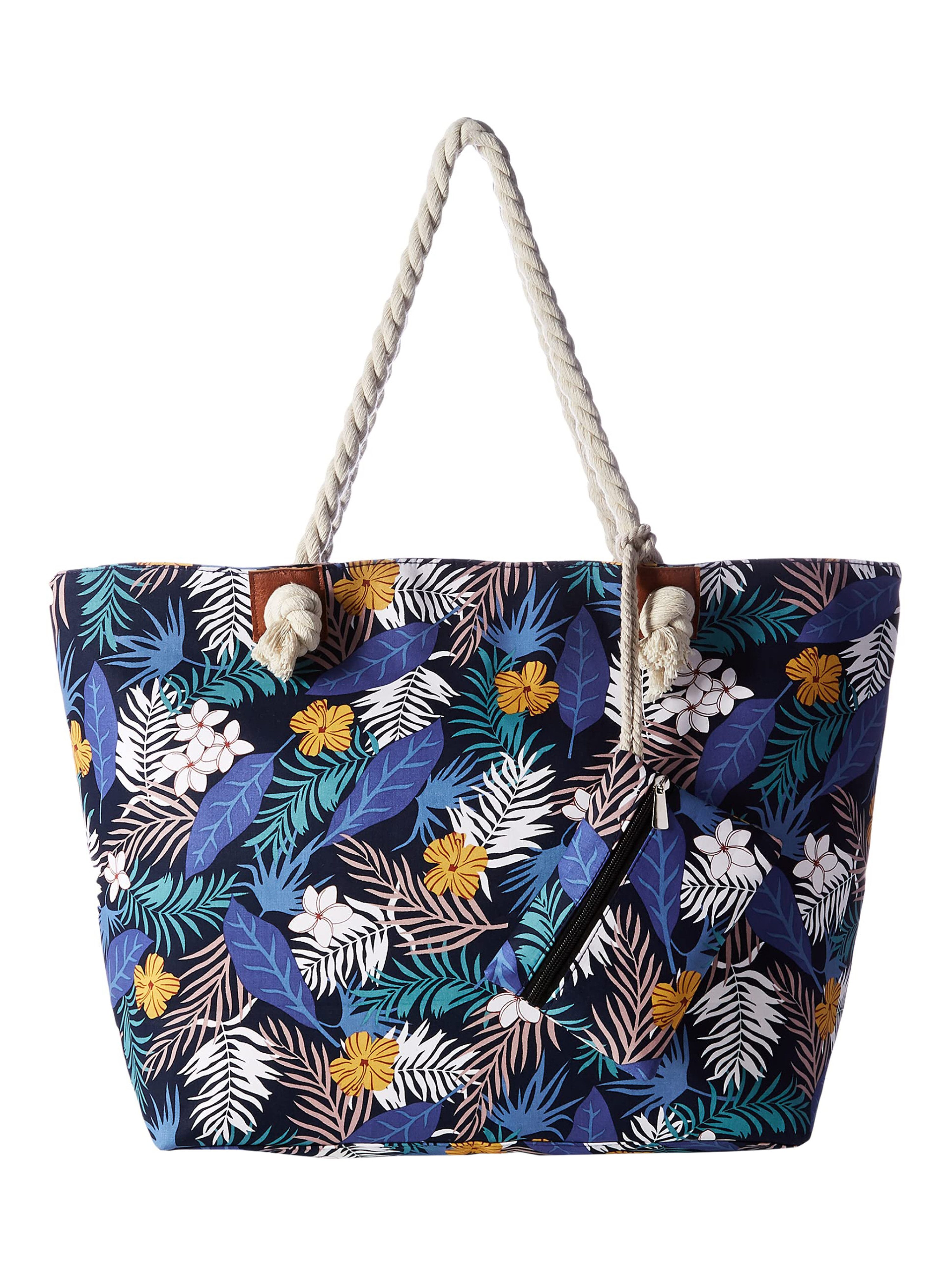 DonDon Strandtasche Strandtasche mit Reißverschluss