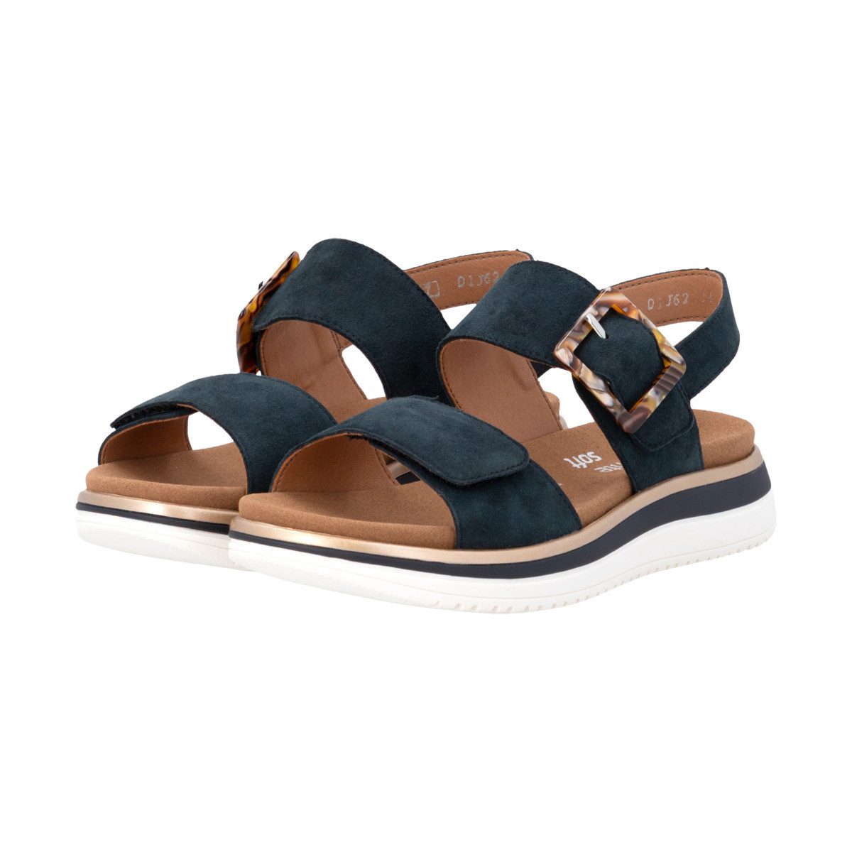 Remonte D1J62 Damen Sandale Sandaletten, Sommerschuhe, Badeschuhe, Riemchen, Schlappen