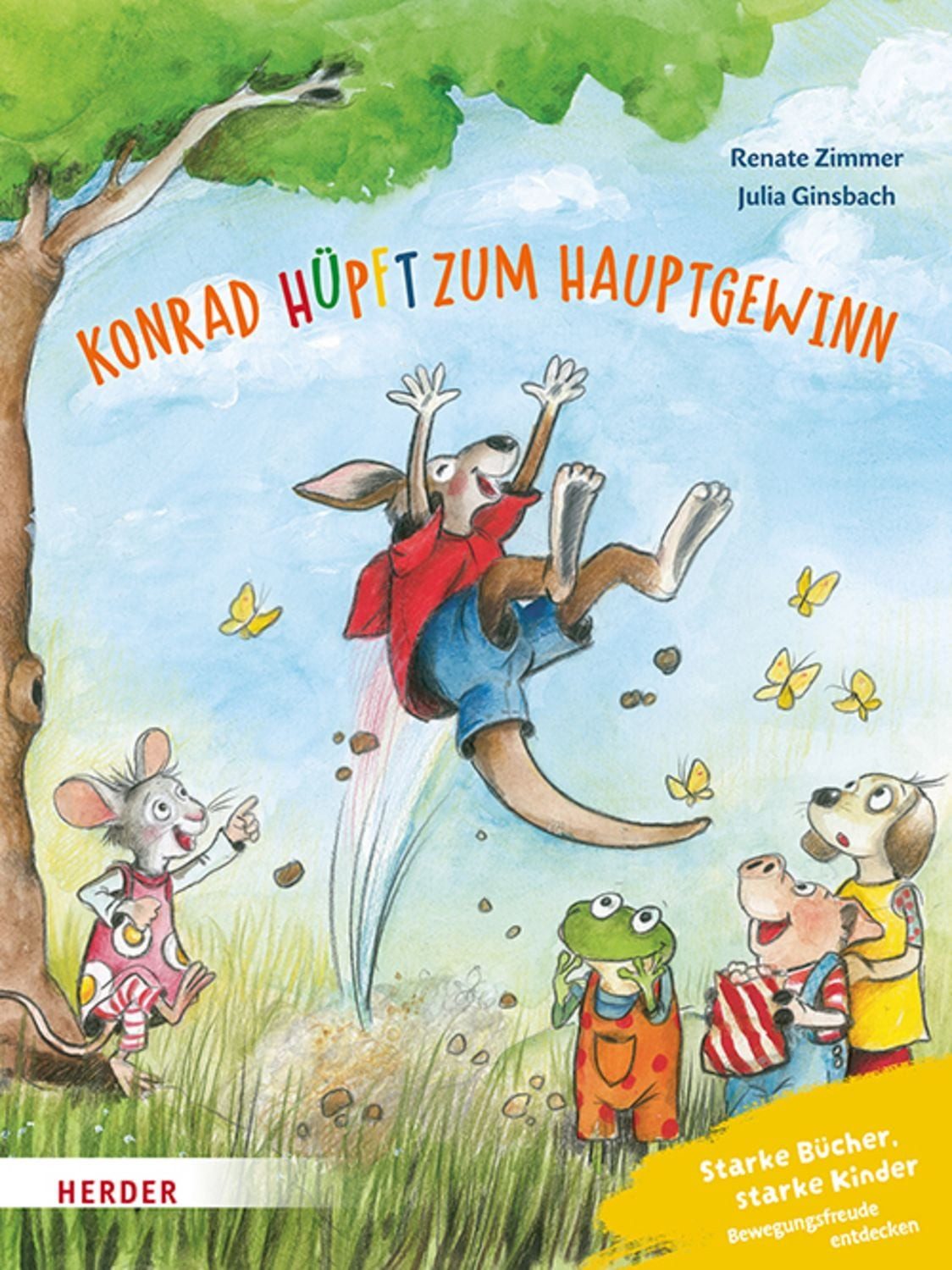 Konrad Känguru und Rita Rennmaus. Konrad hüpft zum Hauptgewinn / Renate Zimmer