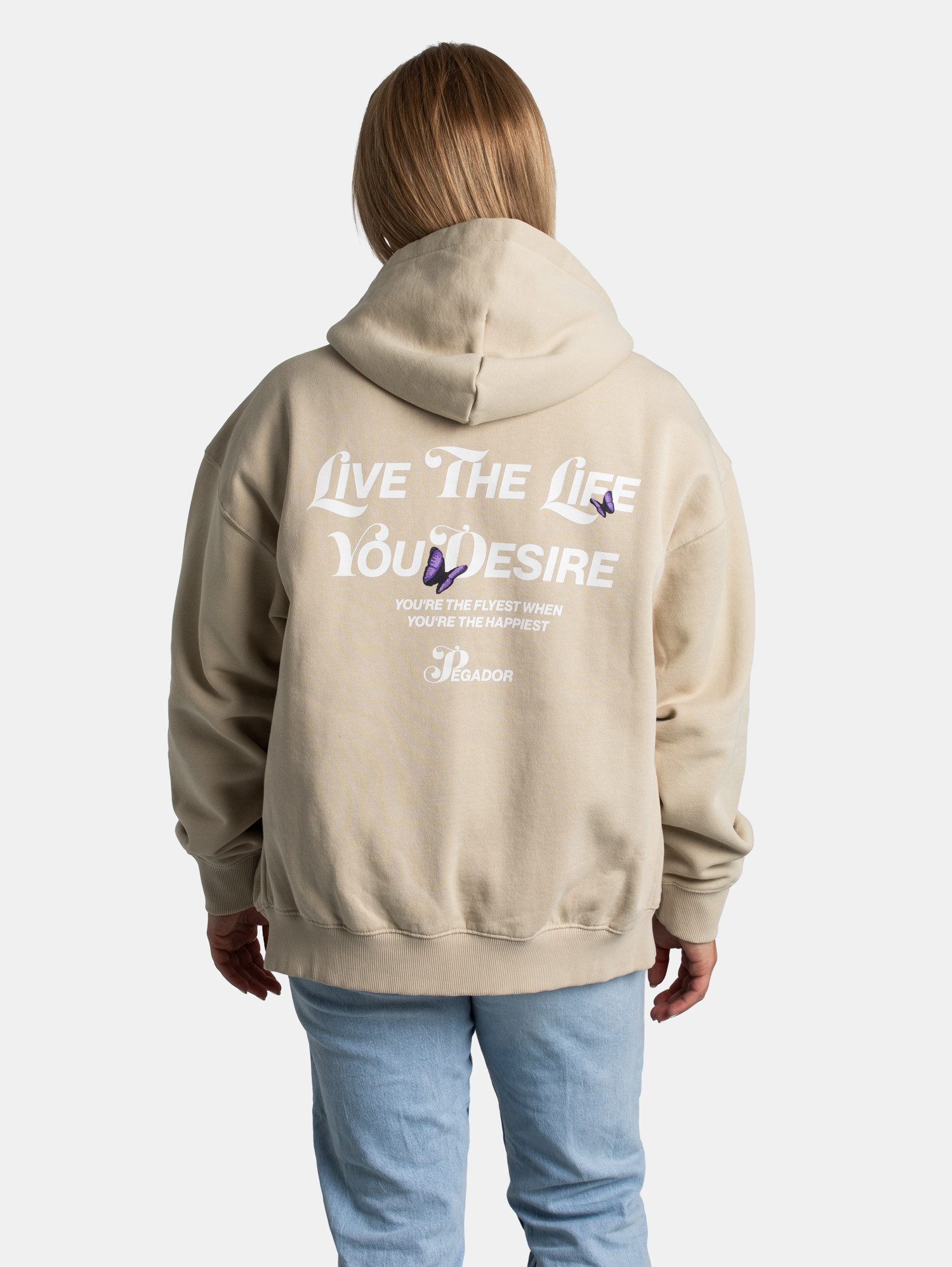 PEGADOR Kapuzensweatjacke Pegador Noria Oversized Sweatjacke