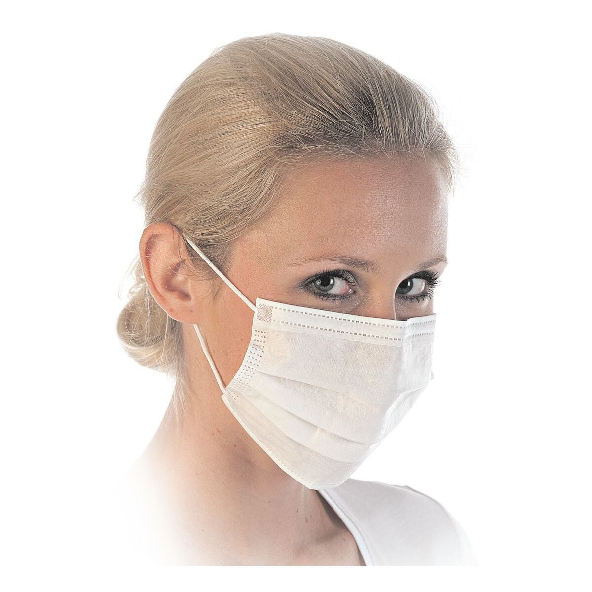 Franz Mensch Mund-Nasen-Maske HYGOSTAR, 100-St., 2-lagig