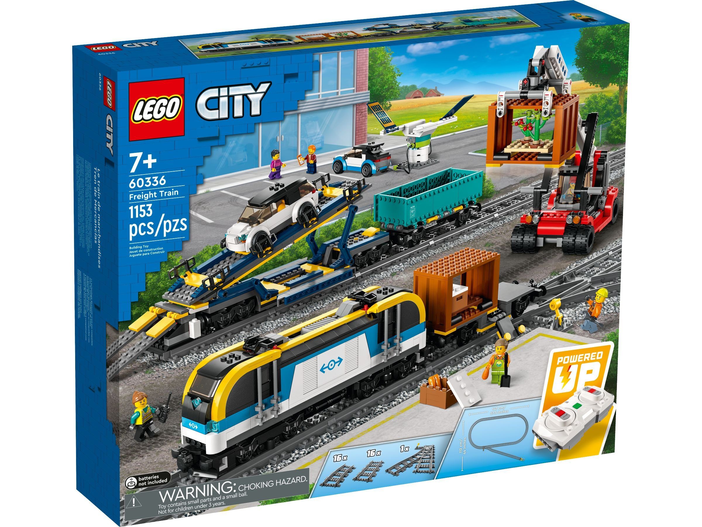 LEGO® Konstruktionsspielsteine LEGO® City 60336 Güterzug, (1153 St)