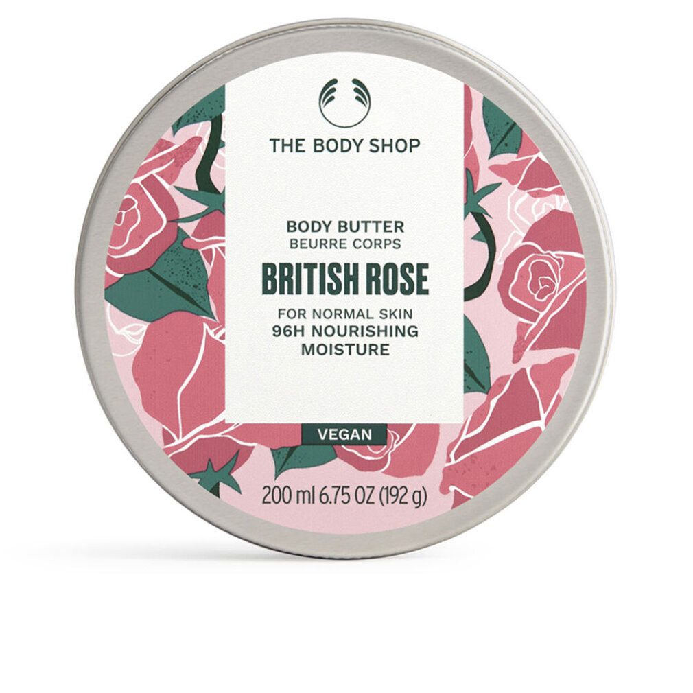 The Body Shop Körperpflegemittel Tìlové máslo pro normální pokoku British Rose (Body Butter) 200ml