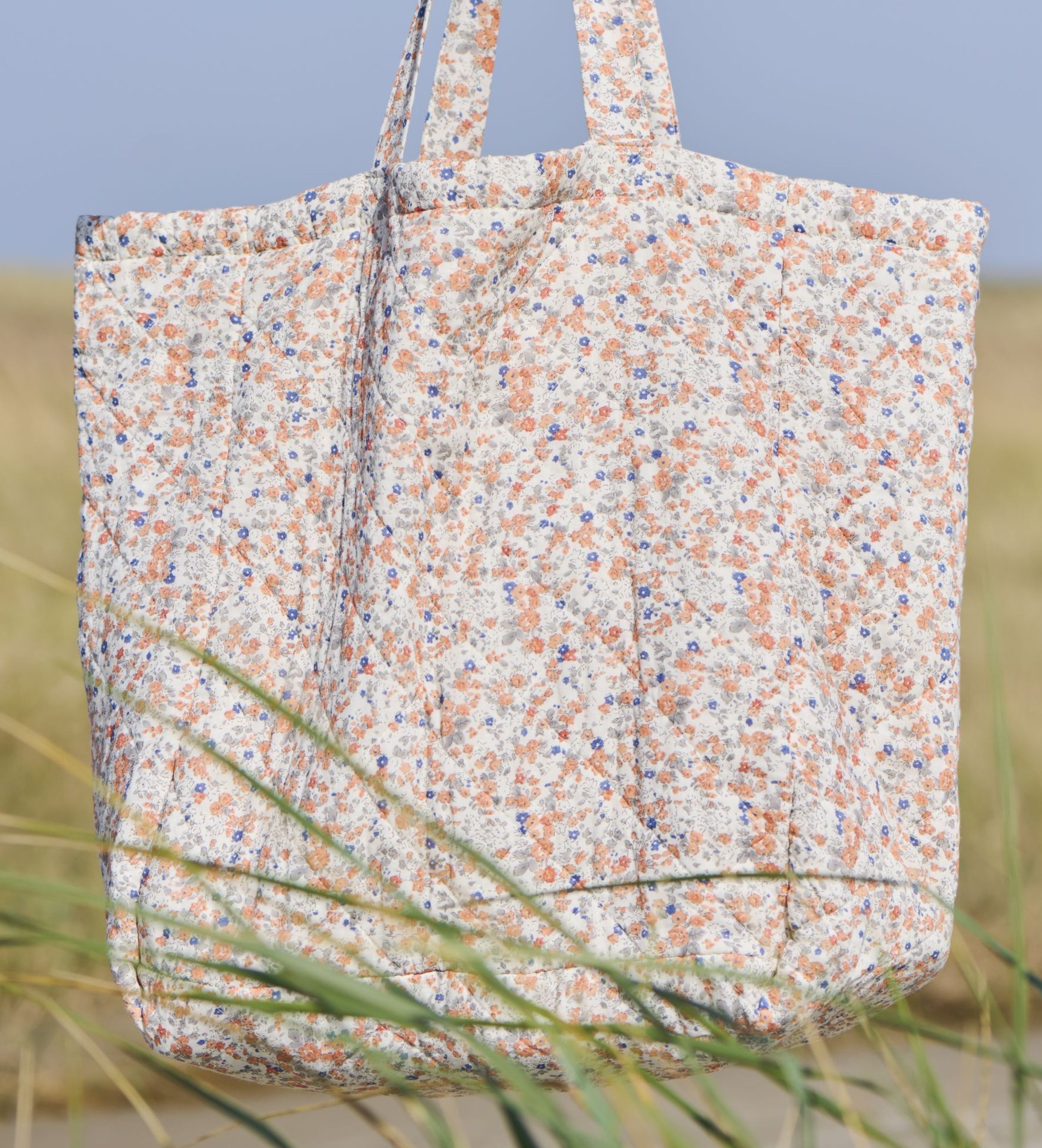 Ib Laursen Shopper Ib Laursen - Tasche Strandtasche Einkaufstasche Wattiert Blumen