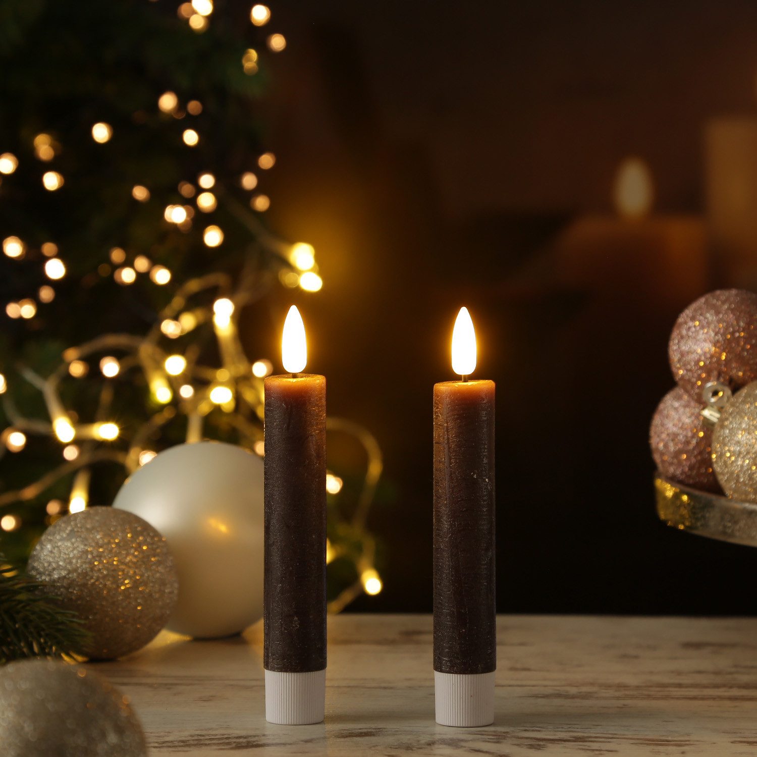 MARELIDA LED-Kerze LED Stabkerzen Tafelkerzen Dinner günstig online kaufen