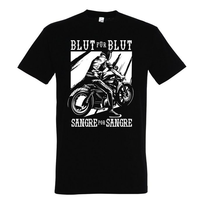 Youth Designz T-Shirt Sangre Por Sangre Herren Shirt mit trendigem Frontprint