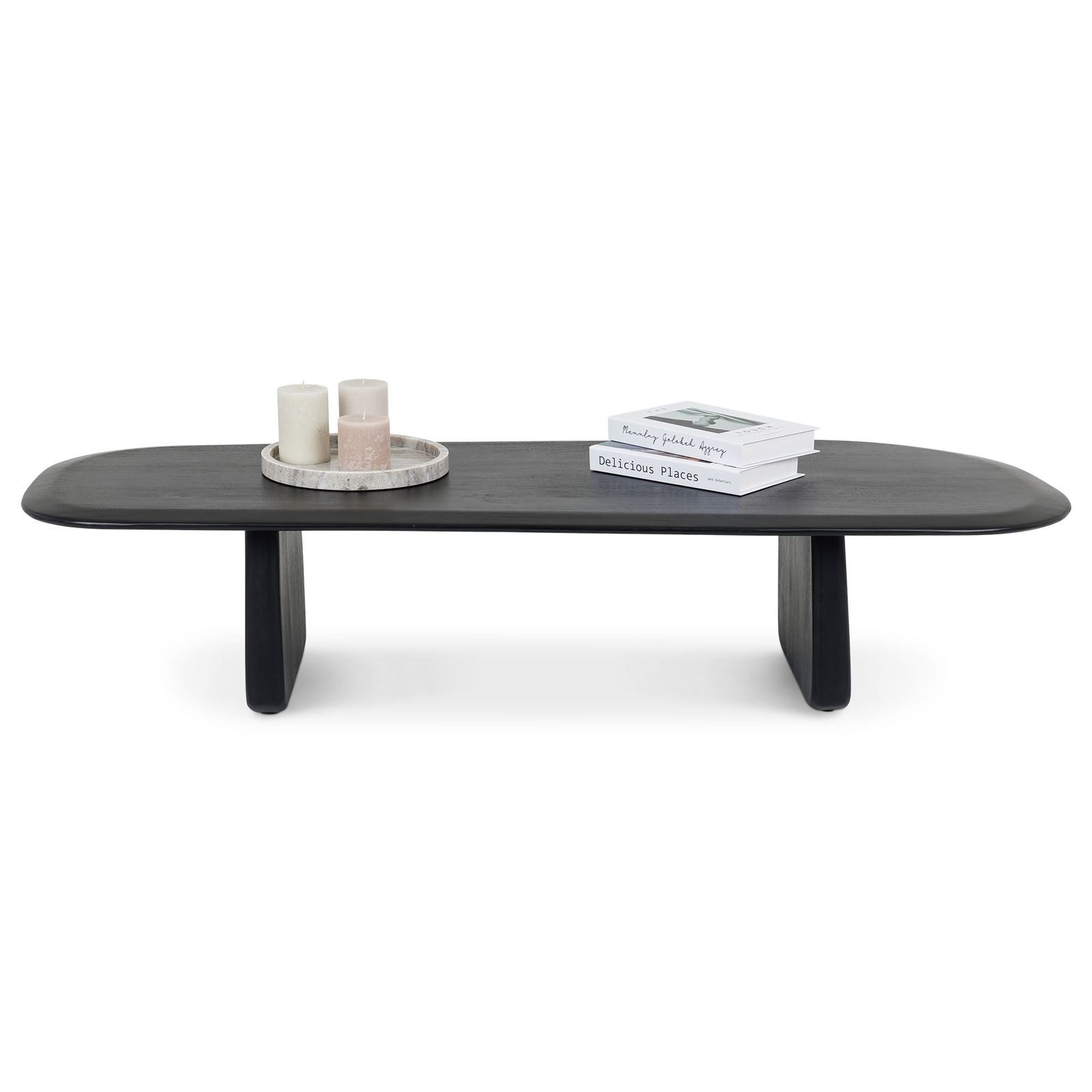 IDIMEX Couchtisch HERMO, Wohnzimmertisch 135x53 cm aus Mangoholz Massiv mod günstig online kaufen