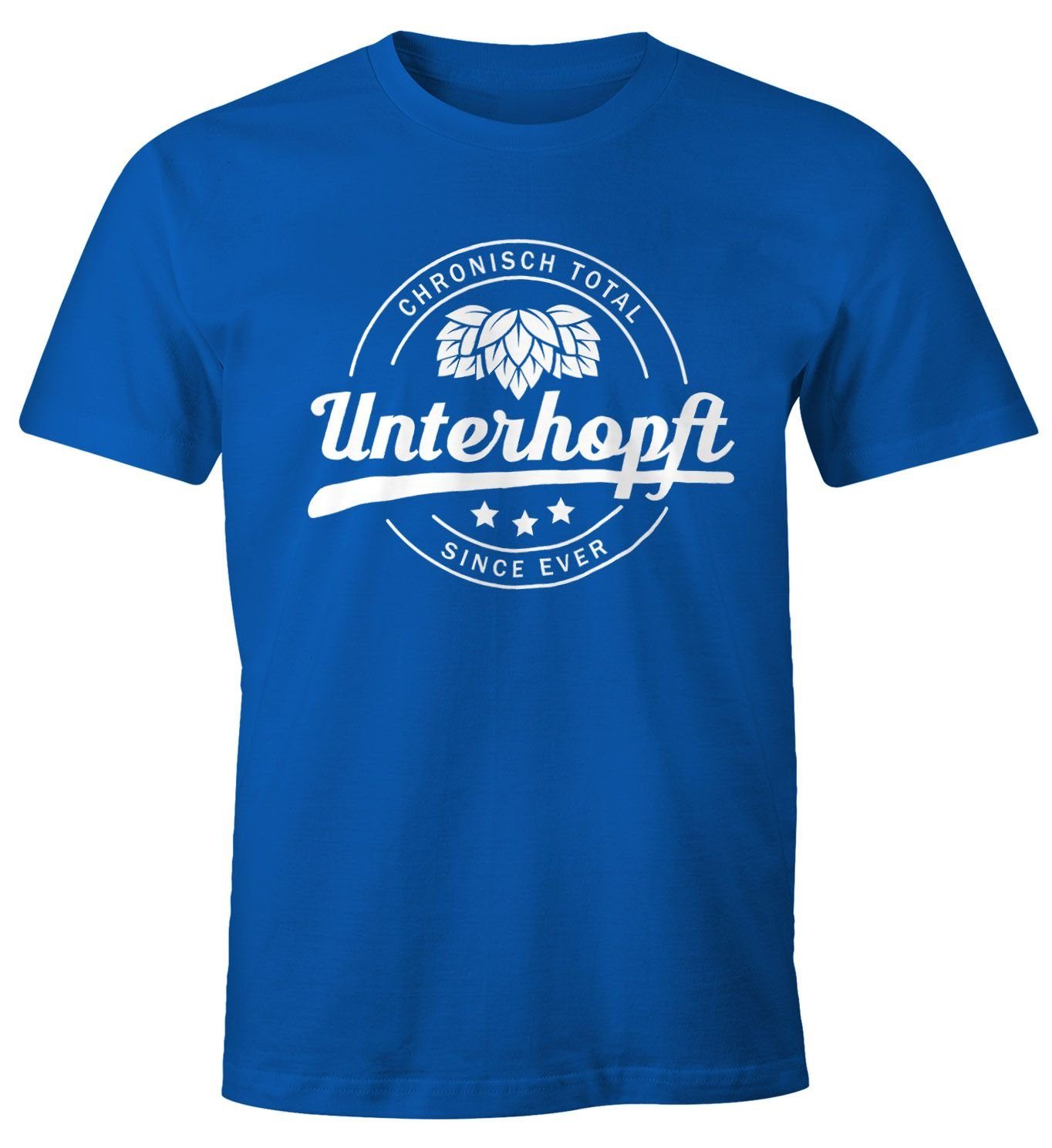 MoonWorks Print-Shirt Chronisch Unterhopft Total Herren günstig online kaufen