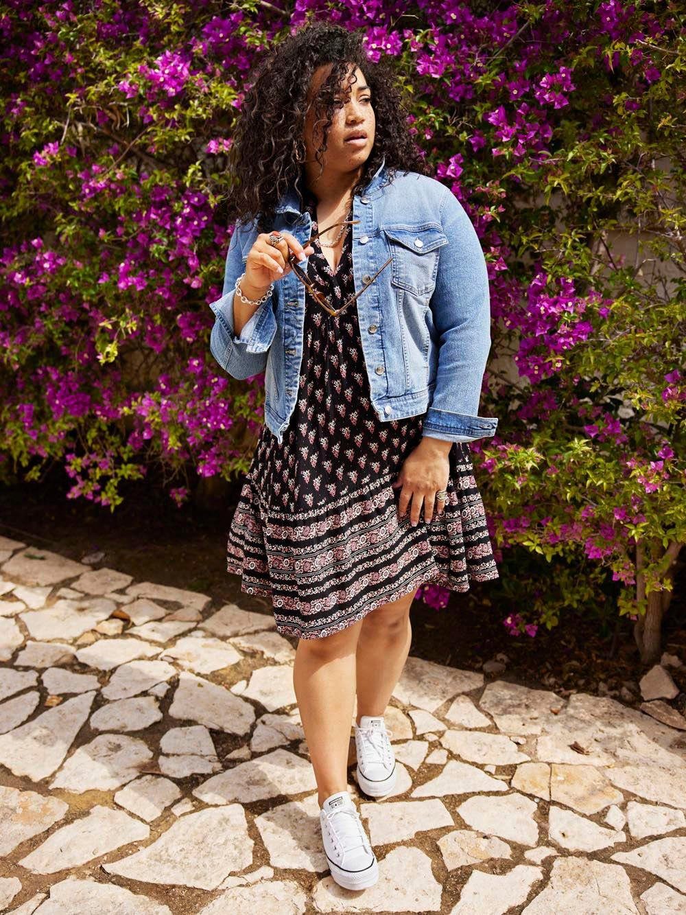 ONLY CARMAKOMA Jeansjacke CARWESPA LS JACKET