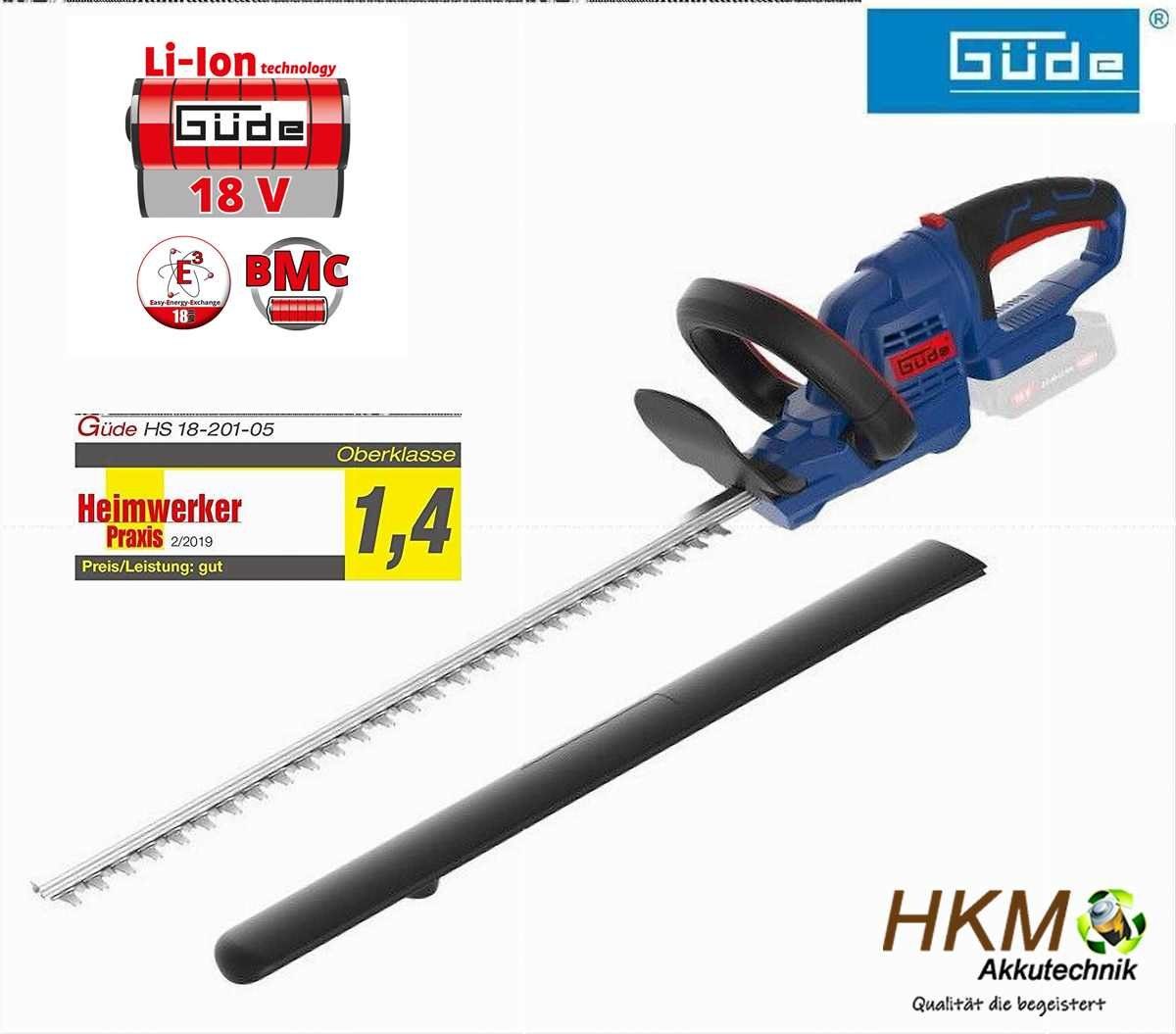 Güde Akku-Heckenschere GÜDE Akku Heckenschere HS 18-0 18V E³ Akkusystem ohne Akku / Ladegerät