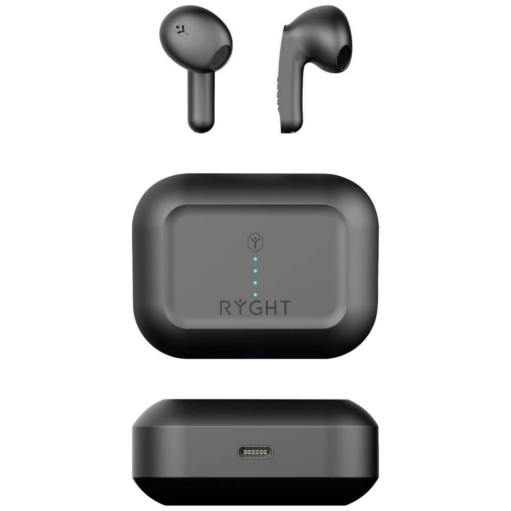 RYGHT Bluetooth® In Ear Headset R483454 Kopfhörer (Batterieladeanzeige, Headset, Ladecase, Touch-Steuerung)