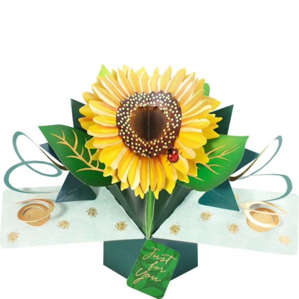 Grußkarten Grußkarte PopUp Sonnenblume