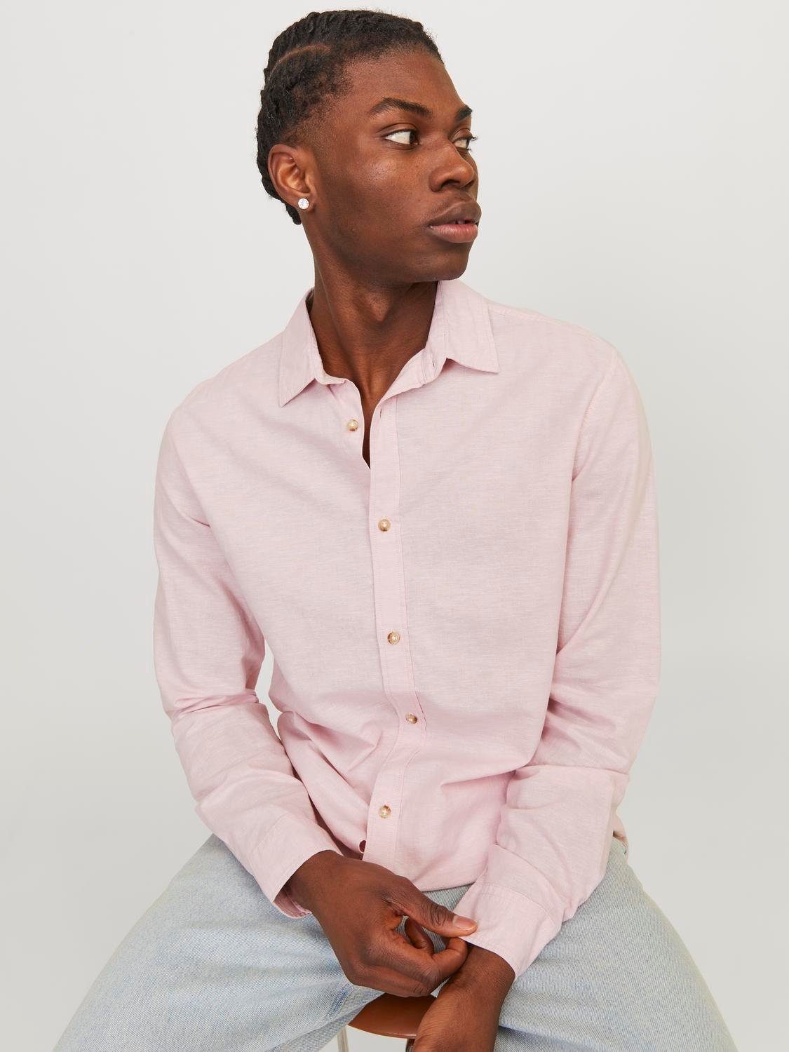 Jack & Jones Langarmhemd JJESUMMER LINEN günstig online kaufen
