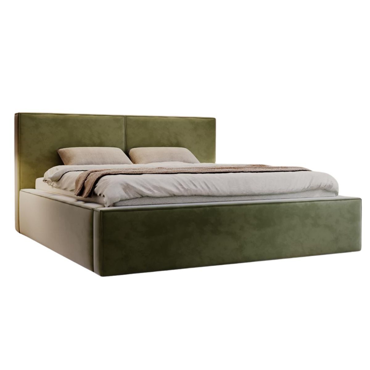 Compleo Polsterbett SANTO Metallrahmen, Bettkasten, ohne Matratze, (Kostenlose Lieferung! TOP ANGEBOT), Cordstoff oder Samtstoff