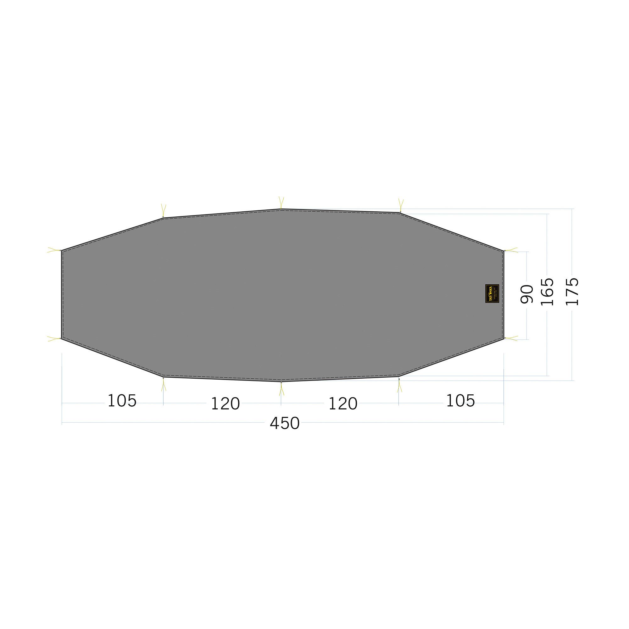 TATONKA® Zeltunterlage Floor Sheet LT Rokua 3 Zeltunterlage