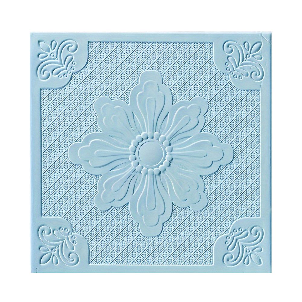 Agger 3D Wandpaneel 10 Stück Deckenplatten, 3D-Wandpaneele aus Schaumstoff zum Abziehen, (10-tlg) und Aufkleben, einfach zu installieren für Decken- und Wanddekoration