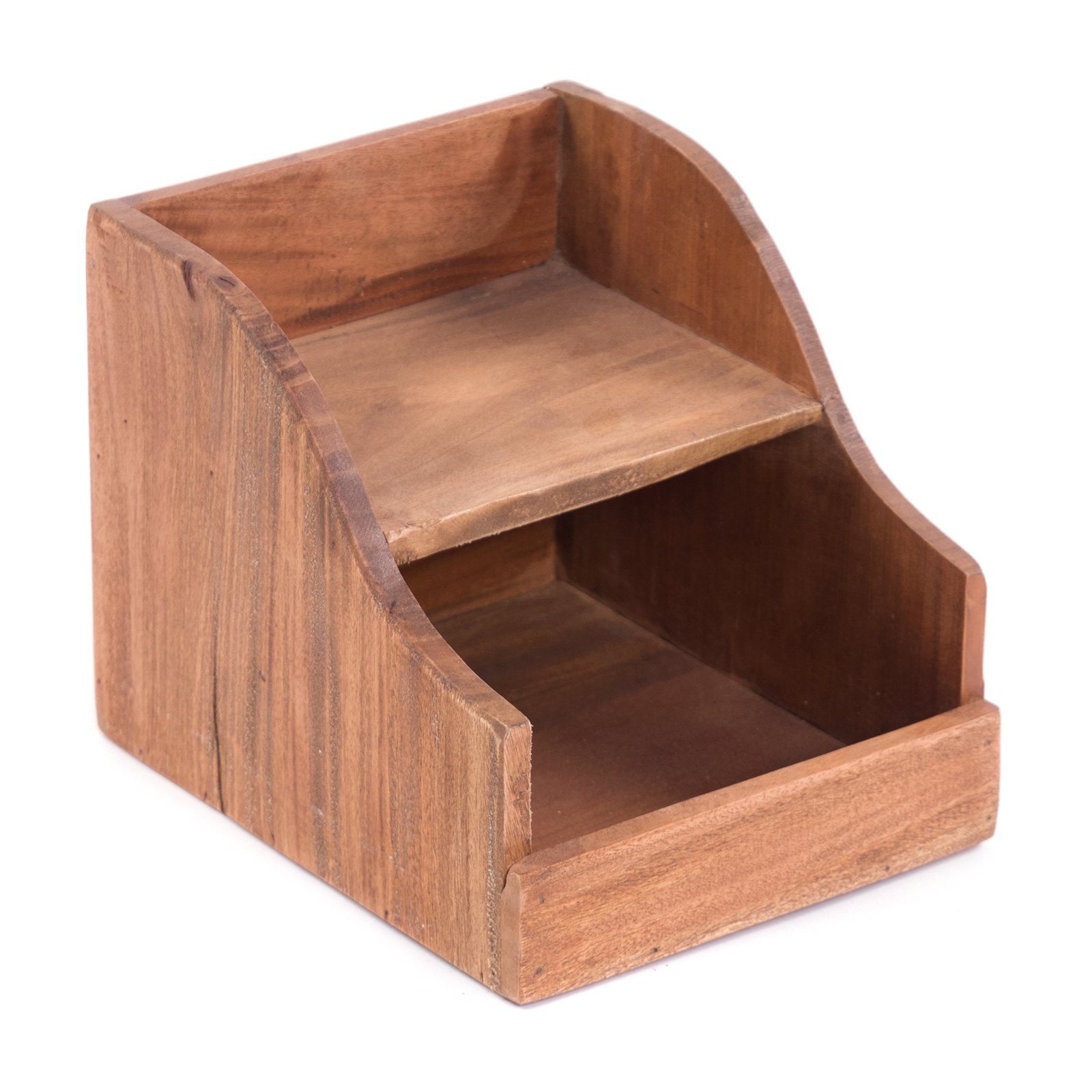 DESIGN DELIGHTS Aufbewahrungsbox DOKUMENTENABLAGE "STORAGE 20", Altholz massiv, 20 cm, Holz Ablage