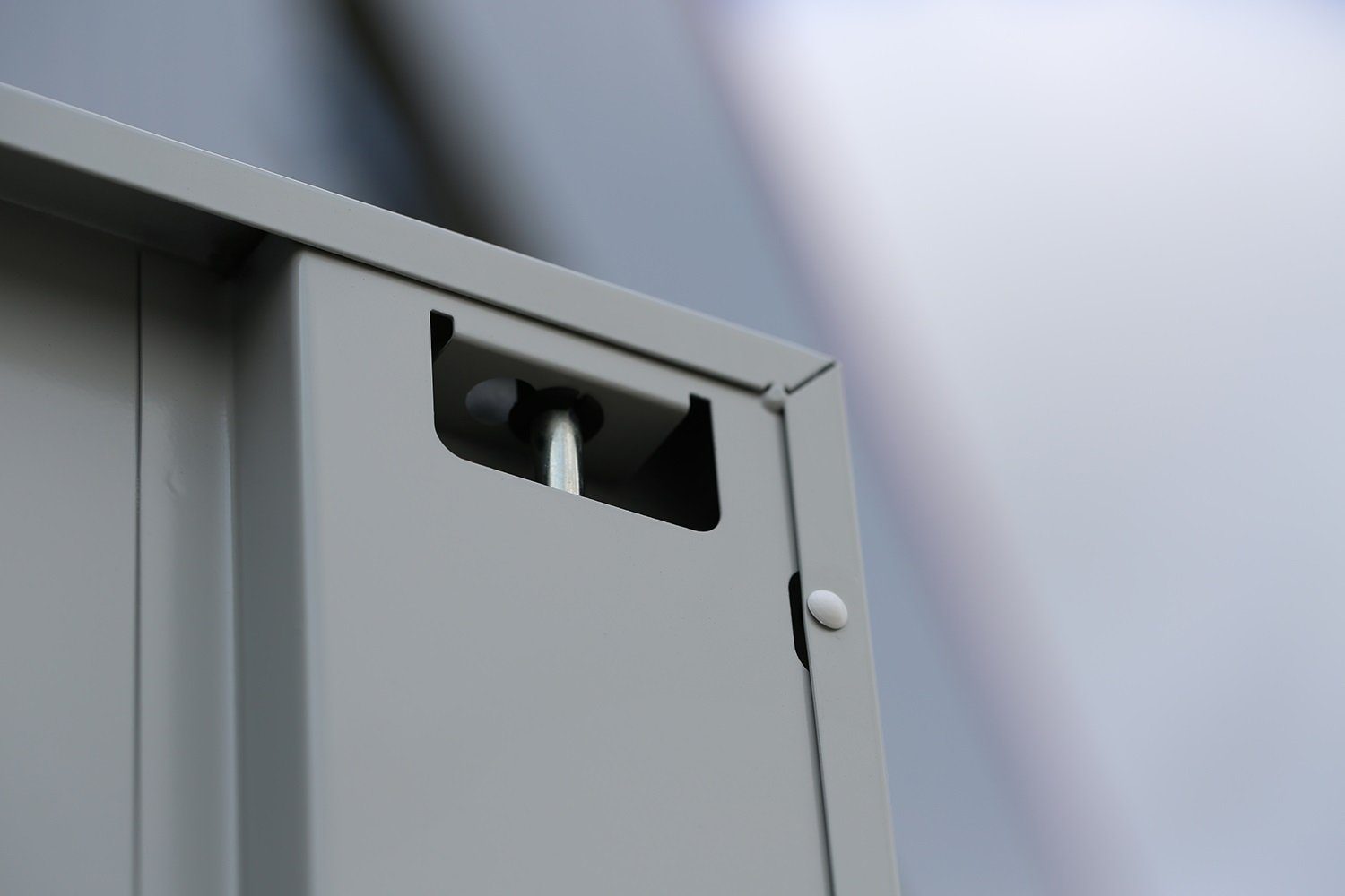 Steelboxx Mehrzweckschrank Aktenschrank | 120x80x38cm abschließbar Lichtgrau (1-St) Metallschrank notwendig Anthrazit montiert, Komplett keine Büroschrank Montage