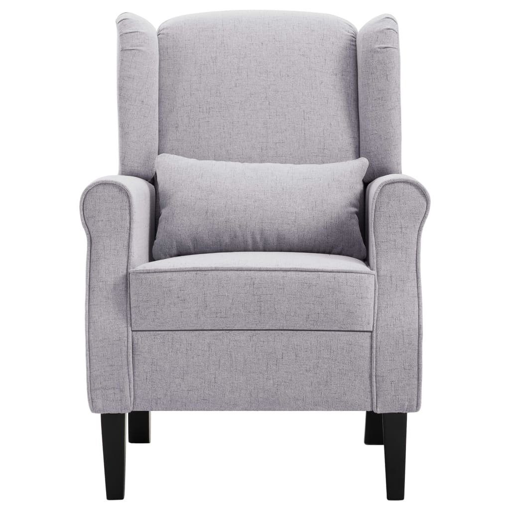 vidaXL Sessel Sessel Hellgrau Stoff (1-St)