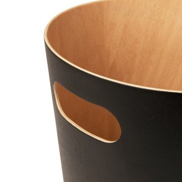 Umbra Papierkorb Papierkorb WOODROW - Farbwahl, Durchmesser Boden ca. 16 cm