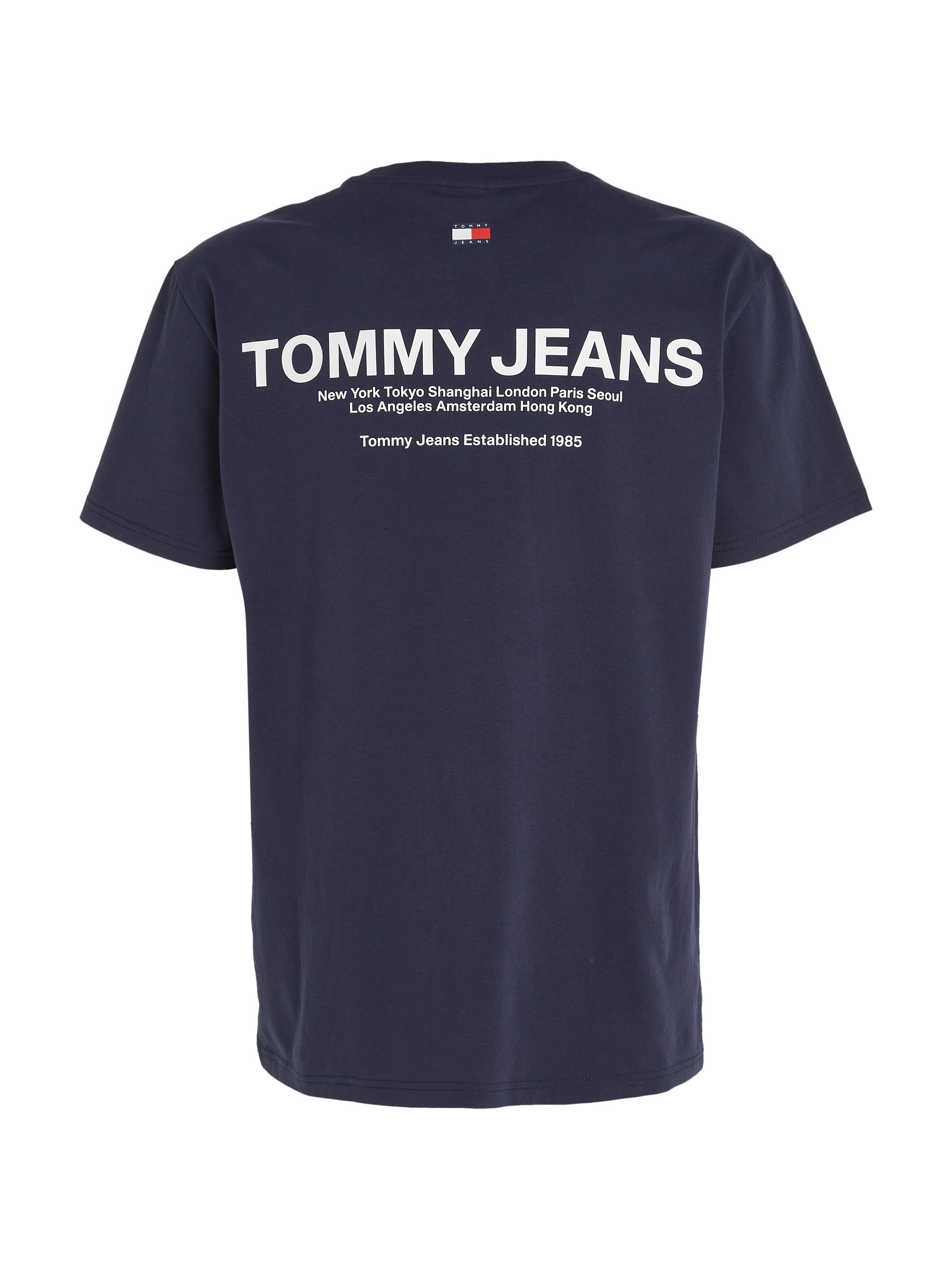 Tommy T-Shirt BACK PRINT LINEAR CLSC TEE TJM Jeans Twilight Navy