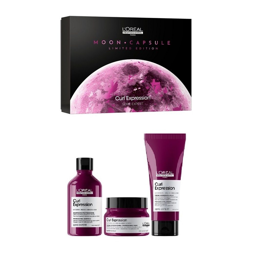 Haarpflege-Set Loreal Geschenkset Curl L'ORÉAL PROFESSIONNEL Trio Expression PARIS