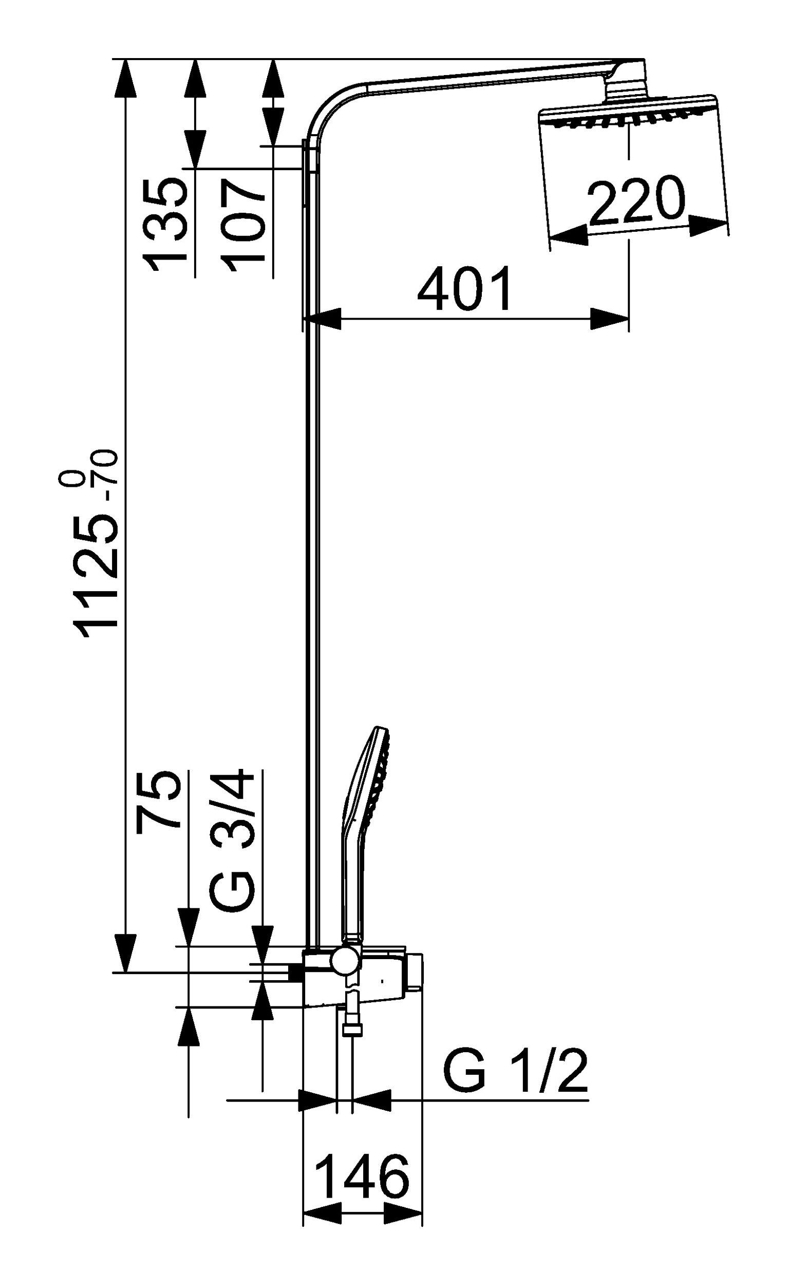Thumbnail - HANSA Brausethermostat Hansaemotion BrauseBatterie f. Wandaufbau m. Verbrühschutz m. direkt