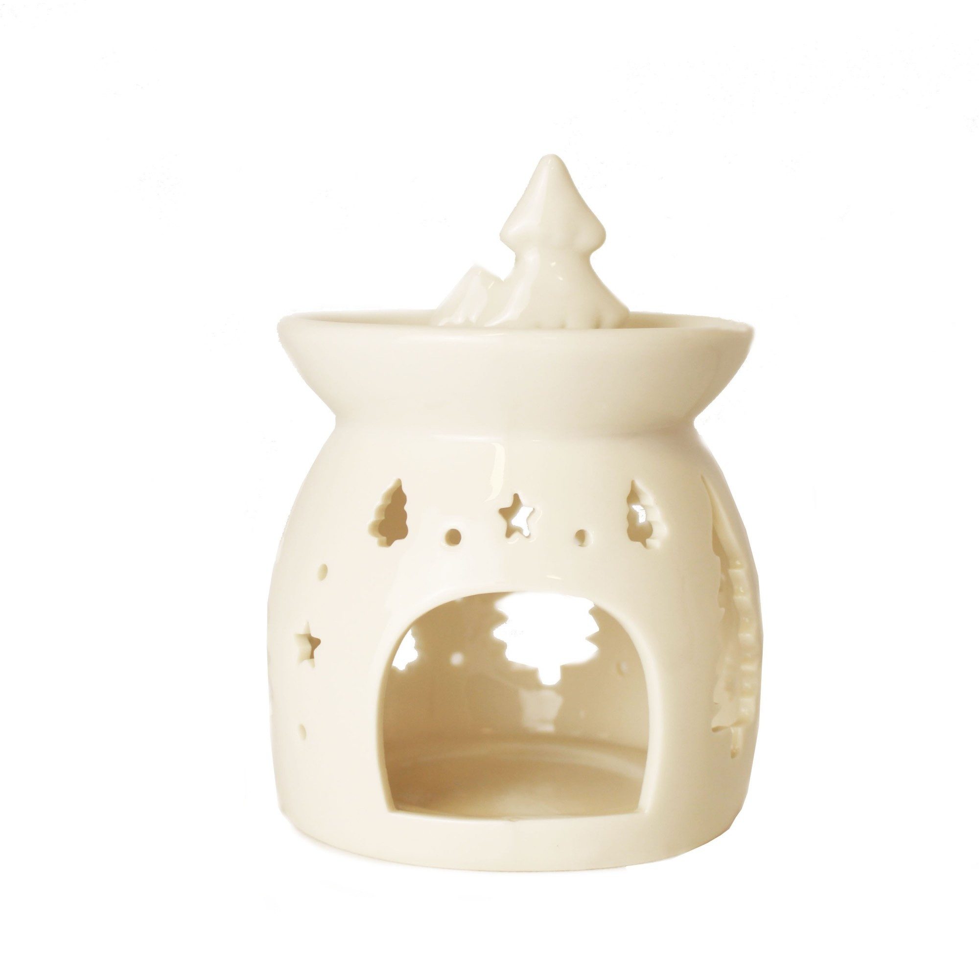 mitienda Duftlampe Handgemachte Duftlampe aus Keramik Tannen günstig online kaufen