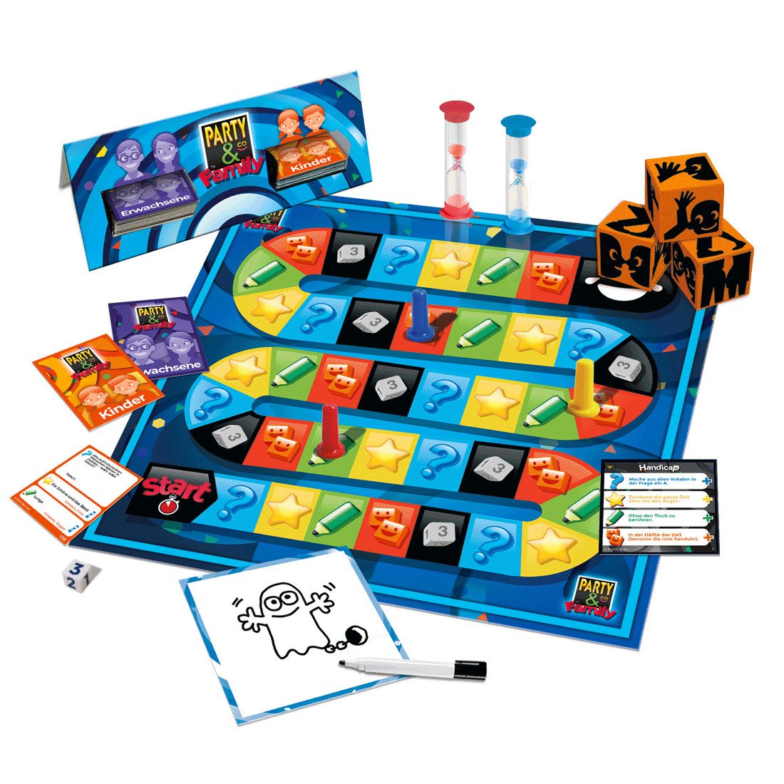 Jumbo Spiele Spiel Jumbo Spiele 19893 Party & Co Family, Partyspiel, Jumbo 19893 Party & Co Family, Partyspiel, Made in Europe