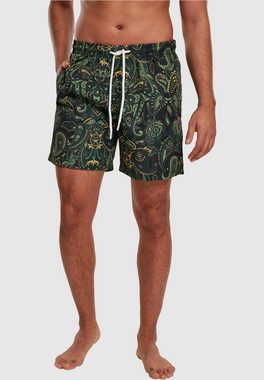 URBAN CLASSICS Badeshorts Urban Classics Herren Paisley Swim Shorts