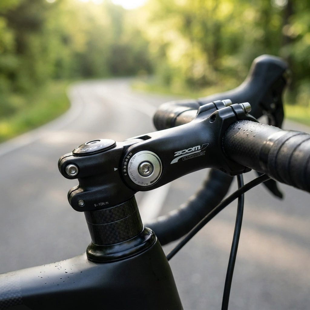 ZOOM Fahrradlenker ZOOM AHEAD Vorbau 31,8 mm 105 mm schwarz
