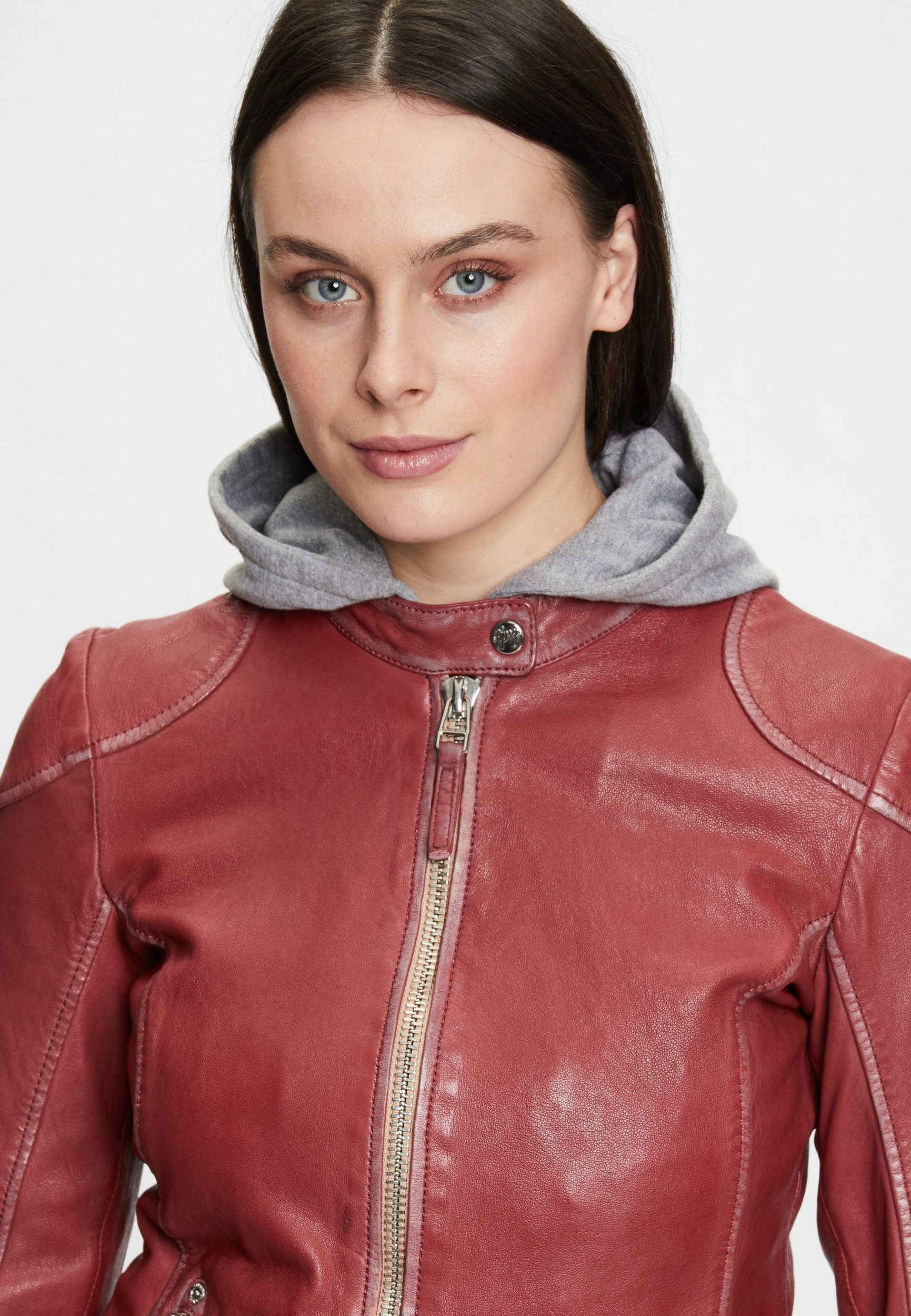 Gipsy by Mauritius Lederjacke Damen Finja LABAGV Biker Jacke mit abnehmbare günstig online kaufen