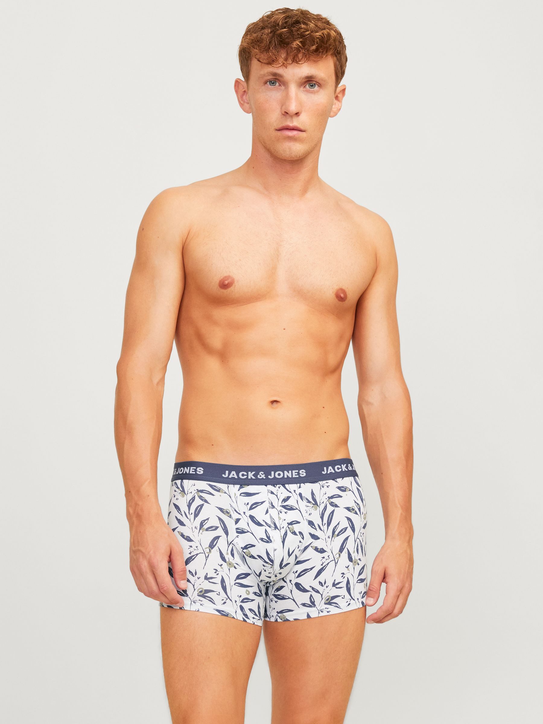 Jack & Jones Boxershorts 5er-Pack mit Muster und einfarbigen Designs (5-St) günstig online kaufen
