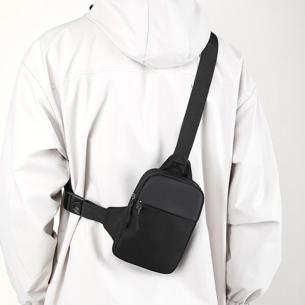 Cachito Schultertasche Anti-Diebstahl Schultertasche Brusttasche Sling Chest Crossbody Bag (Umhängetasche Herren Damen Männer Handtaschen), Leicht, praktisch fü – Bild 5 von 5