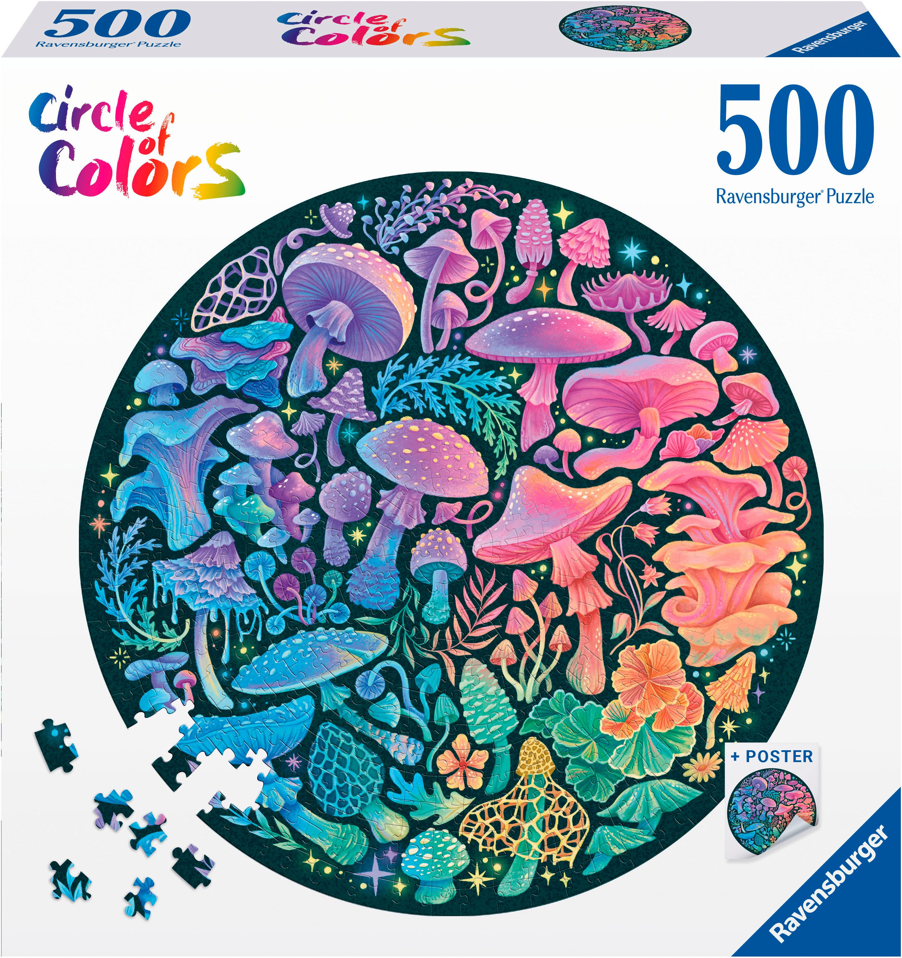 Ravensburger Puzzle Mushrooms, 500 Puzzleteile, Made günstig online kaufen