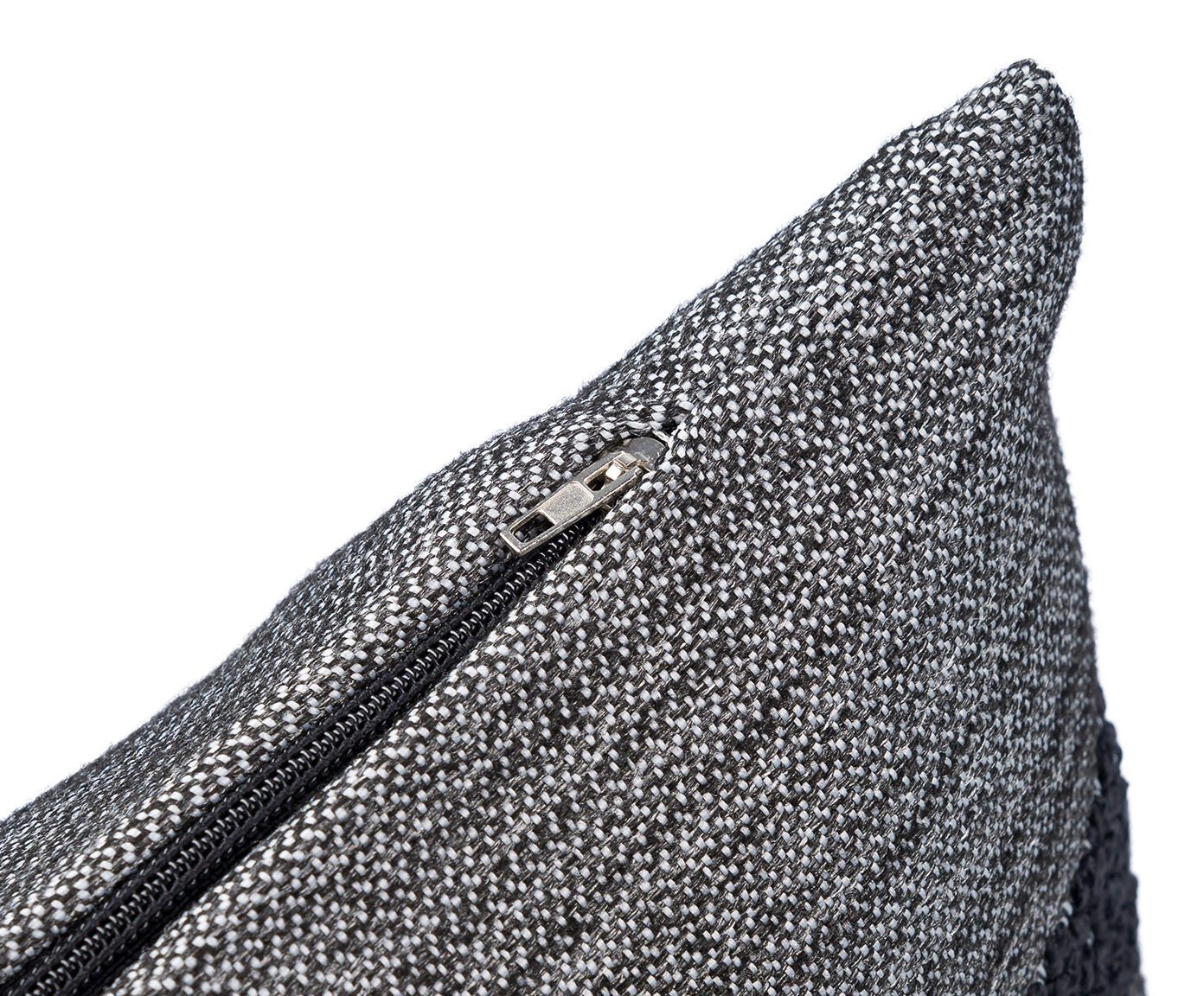 Gözze Kissenhüllen GÖZZE Kissenhülle MARTINI silber BH 50x50 cm silber günstig online kaufen