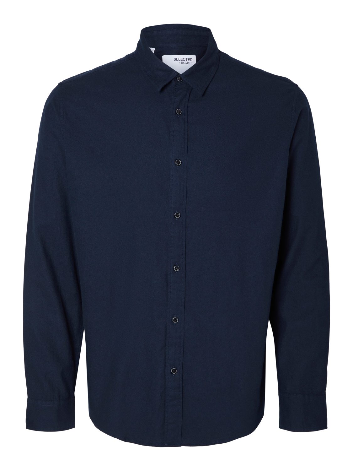 SELECTED HOMME Langarmhemd SLHSLIMOWEN-FLANNEL (1-tlg)