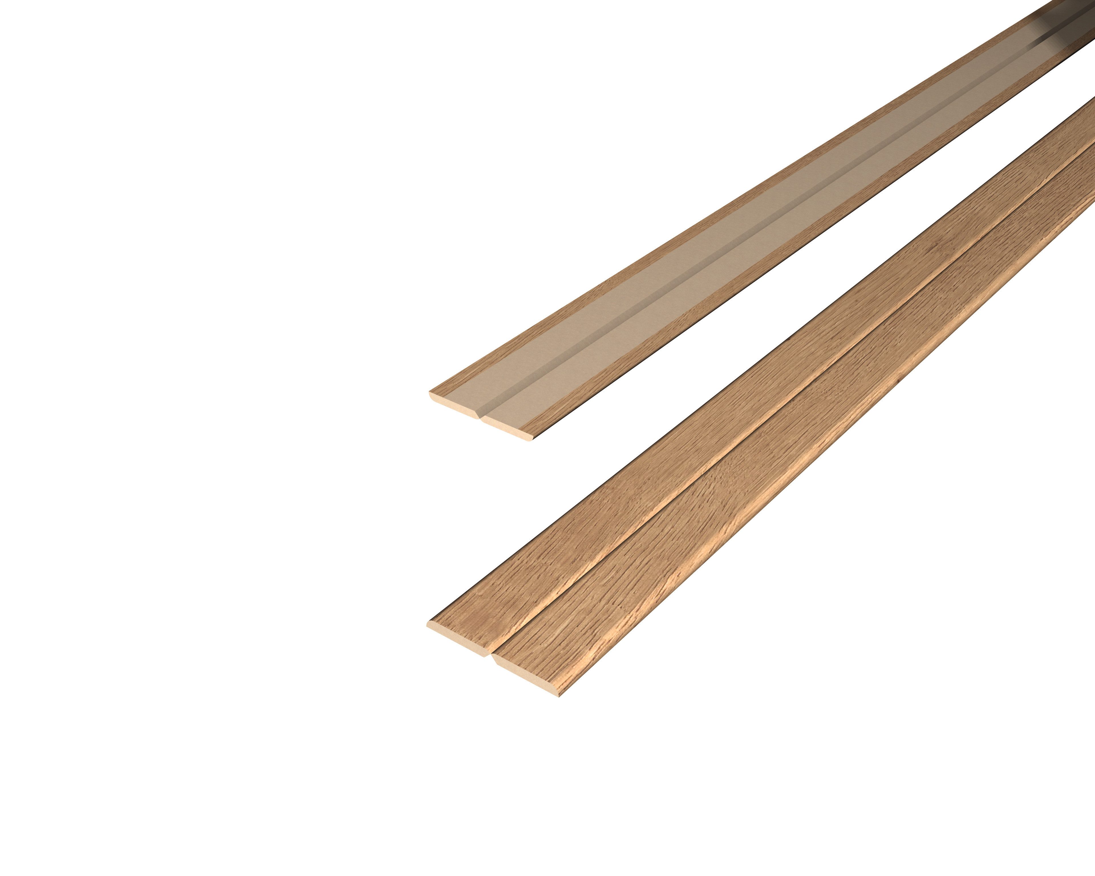 EGGER Abschlussleiste Faltleiste Decowall FL008 Loveland Eiche, Kleben, Nageln, 1-St., 2400 x 22 x 22mm – Bild 3 von 5