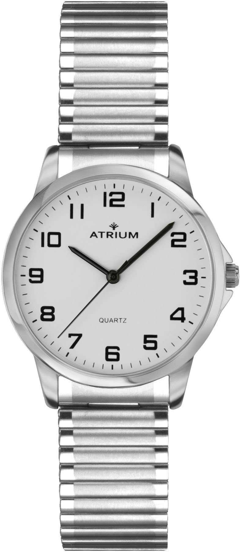 Atrium Quarzuhr A36-50, Armbanduhr, Herrenuhr, Flexband, Zugband
