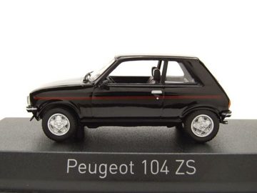 Norev Modellauto Peugeot 104 ZS 1979 schwarz Modellauto 1:43 Norev, Maßstab 1:43