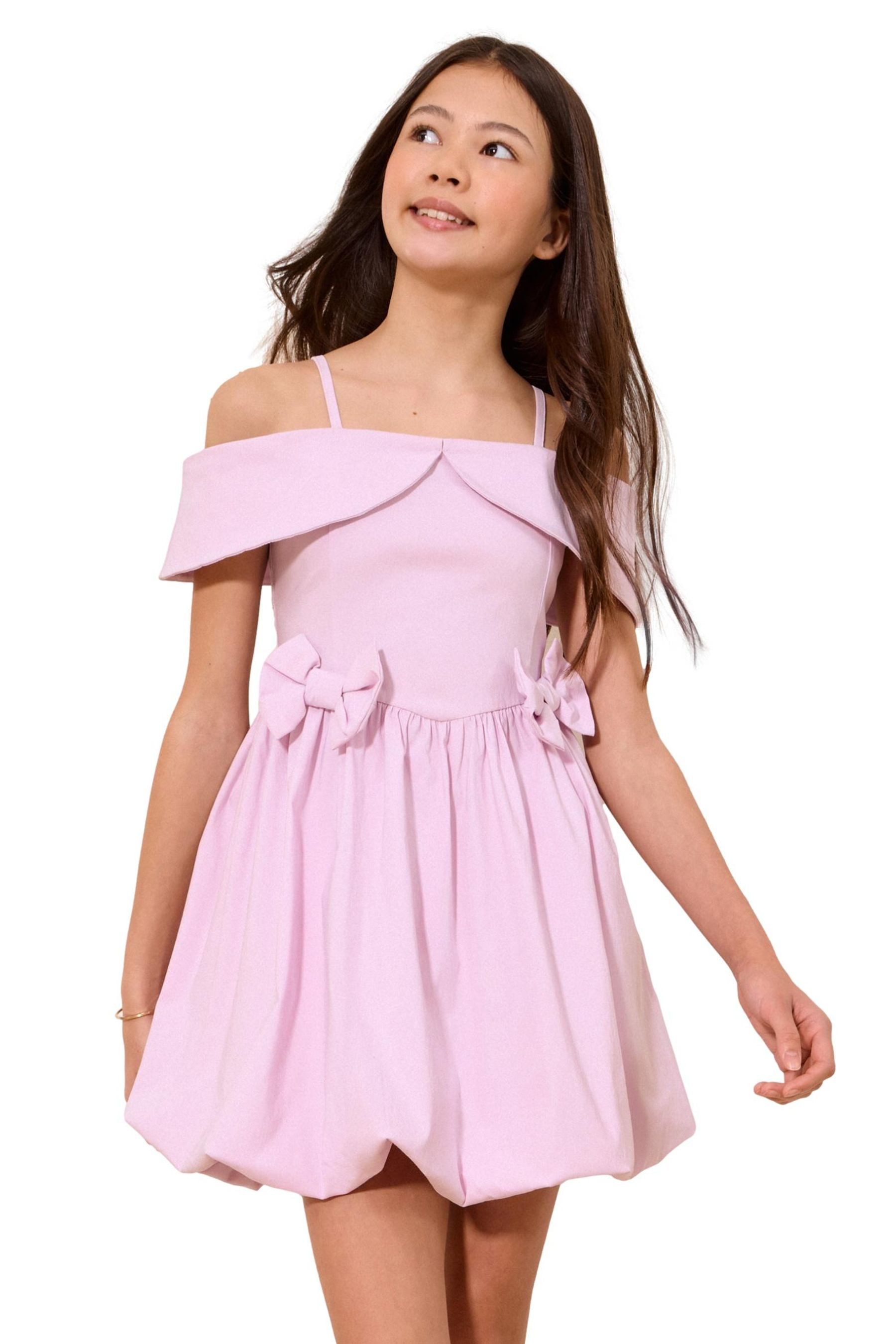 LIPSY Partykleid Lipsy Ballonkleid mit Bardotausschnitt (1-tlg)