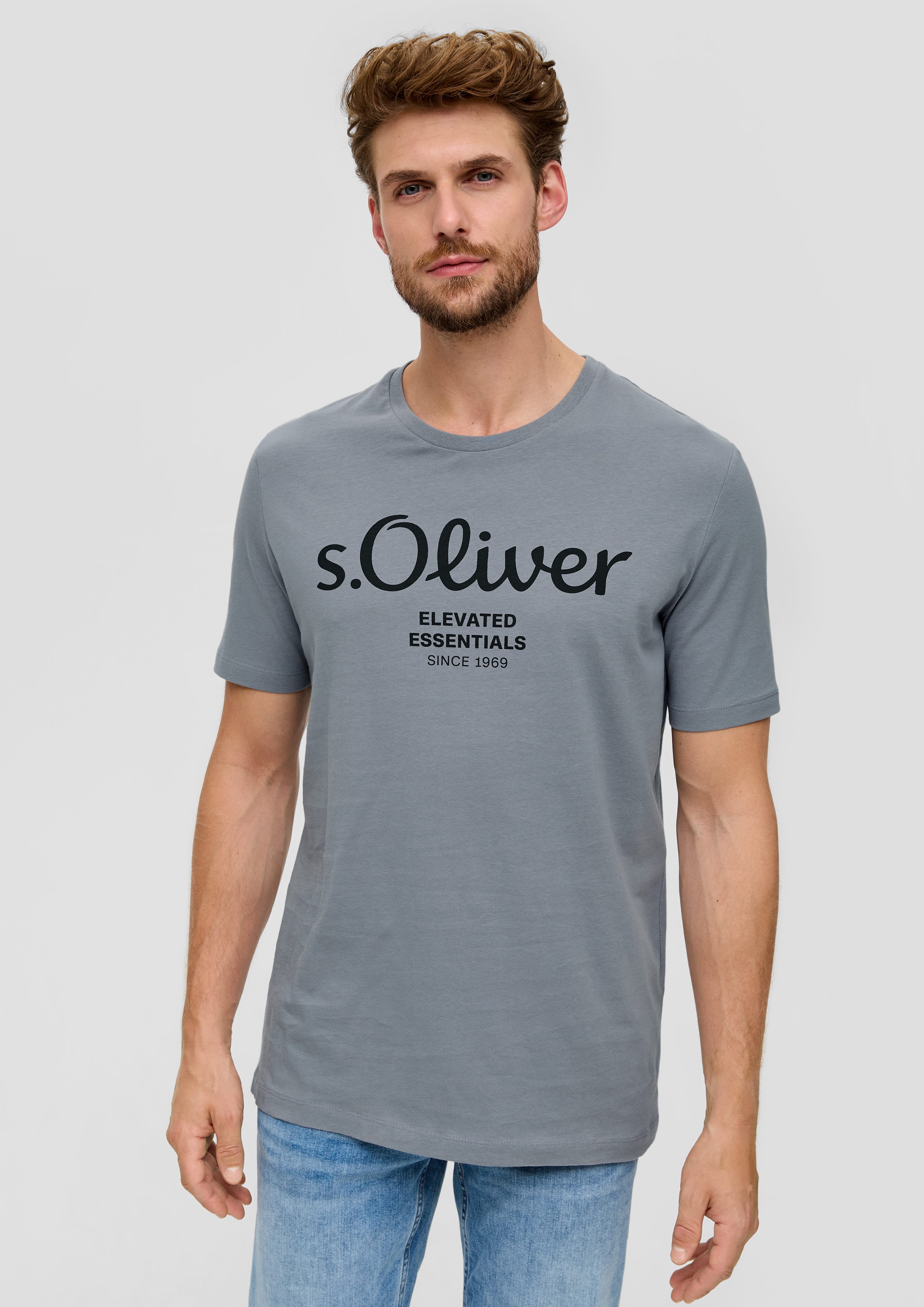 s.Oliver T-Shirt, aus atmungsaktiver Baumwolle günstig online kaufen