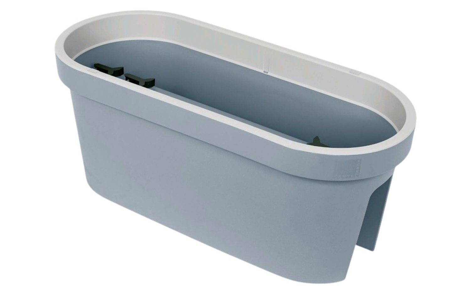 Jelenia Plast Pflanzkübel Pflanztopf Geländer 60cm Balkonkübel