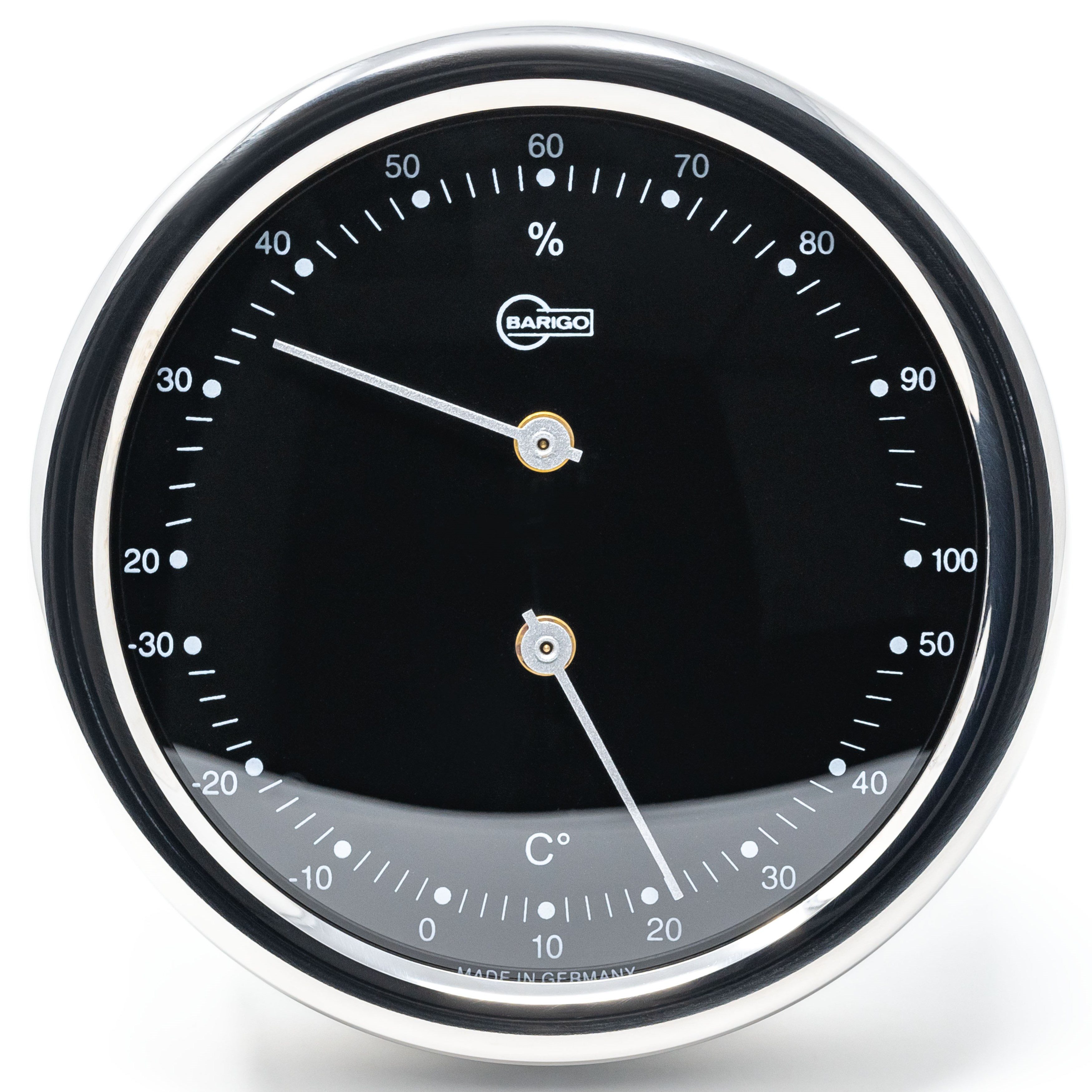 Barigo Klimamesser Orion 829RFPO Schiffsthermo-Hygrometer 100 mm Made in Germany