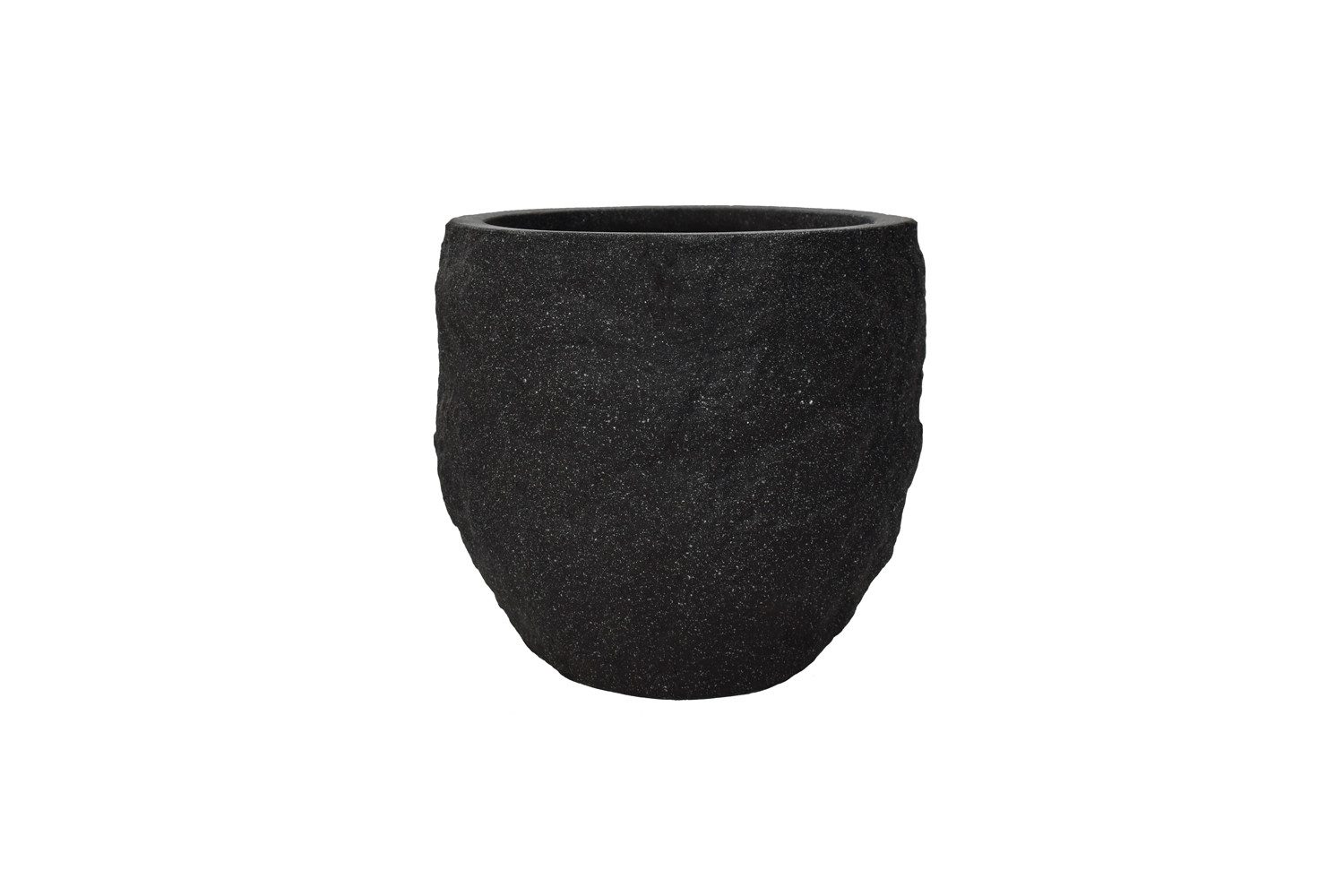dasmöbelwerk Pflanzkübel Pflanzgefäß The Rock Pflanzkasten Blumenkasten 28x24 cm Anthrazit