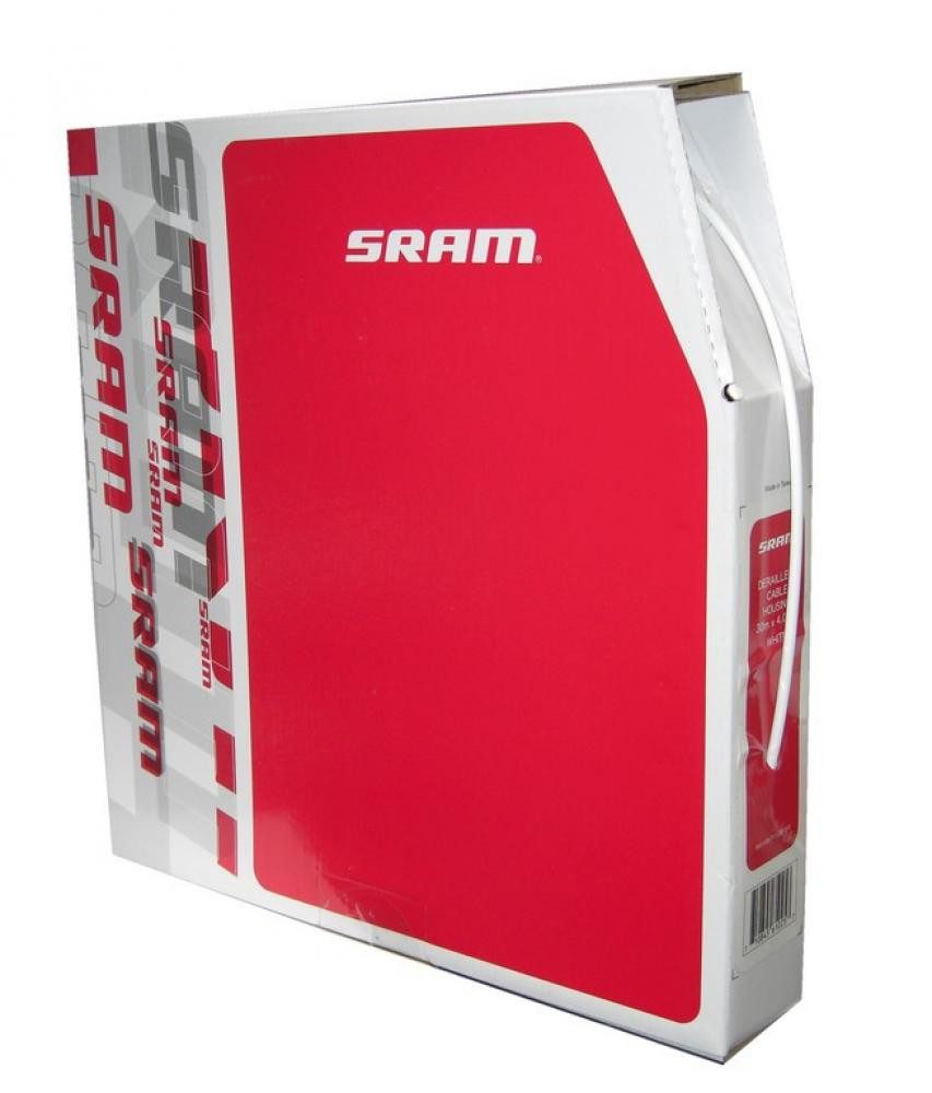 SRAM Schaltzug SRAM Außenhülle für Schaltzug 30 m x 4 mm weiß - präzise, langlebige S